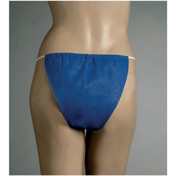 One-Dees Bikini Panty Blue One Size Disposable 100/Ca