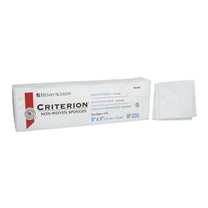 Criterion Rayon/Polyester Blend Non-Woven Sponge 3x3" 4 Ply Non-Sterile Sq LF