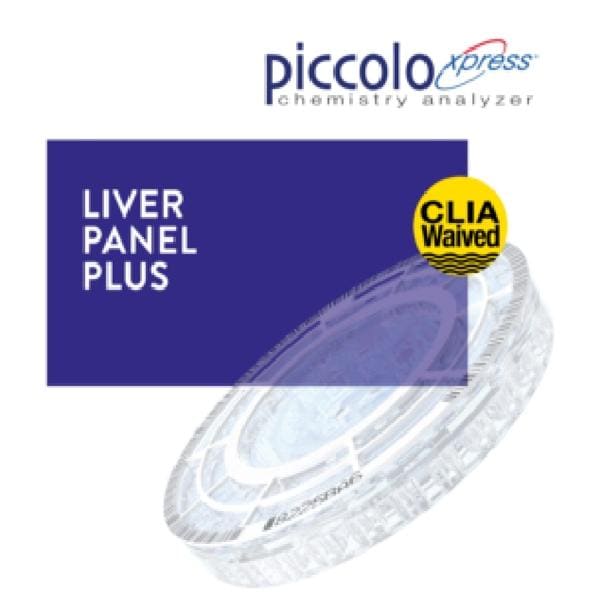 Piccolo Xpress Liver Panel Plus Reagent Disc CLIA Waived 10/Bx