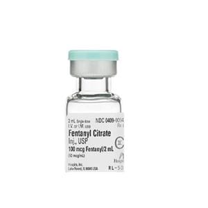 Fentanyl Citrate Injection 50mcg/mL SDV 2mL 25x2ml