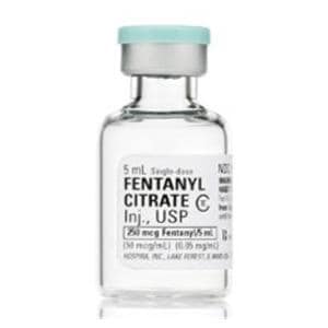 Fentanyl Citrate Injection 50mcg/mL SDV 5mL 25/Bx