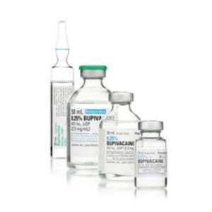 Bupivacaine HCl Injection 0.75% Preservative Free SDV 30mL 25/Bx, 2 BX/CA