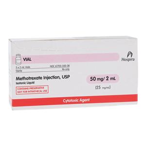 Methotrexate Sodium 25mg/mL 5/Package