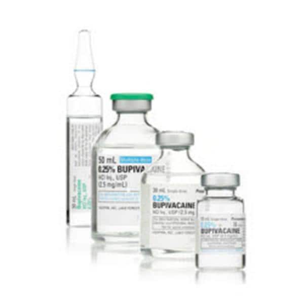 Bupivacaine HCl Epinephrine Injection 0.25% 1:200,000 MDV 50mL 25/Ca