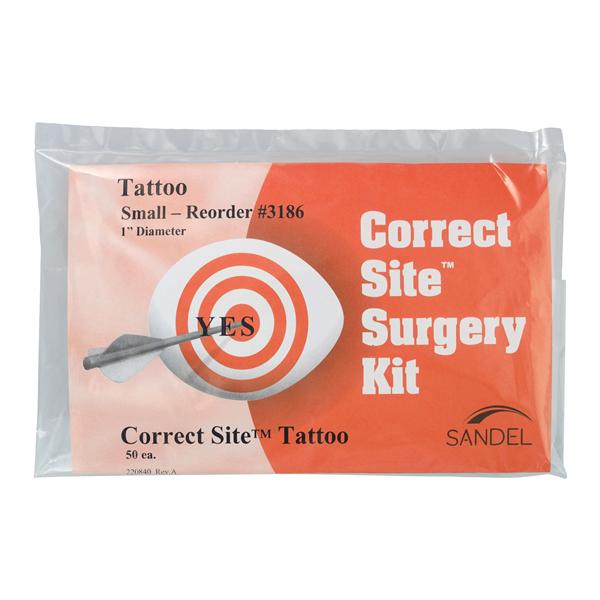 Correct Site Surgical site marking Stickers Standard Tip Green/White Sterile