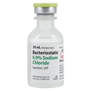 Sodium Chloride Bacteriostatic Injection 0.9% MDV 30mL 25/Bx