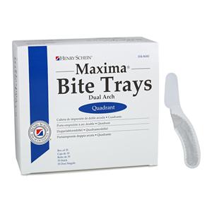 Maxima Bite Trays Dual Arch Quadrant 35/Bx