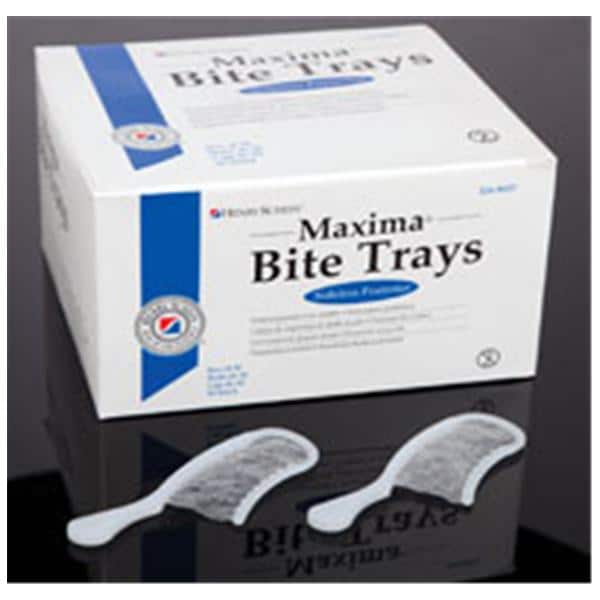 Maxima Bite Trays Dual Arch Sideless Posterior 50/Bx, 10 BX/CA