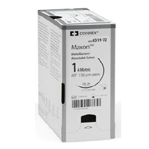 Maxon Suture 5-0 30" Polyglyconate Copolymer Monofilament CV-22 Green 36/Ca