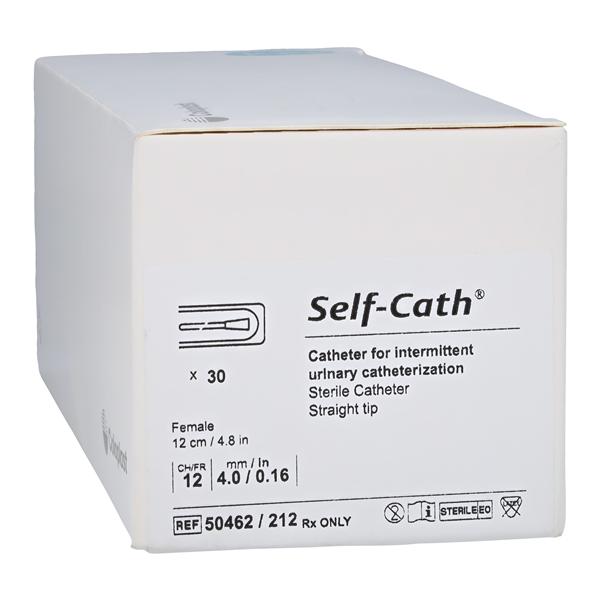 Catheter Intermittent Mentor 12Fr Straight Tip Silicone Self-Cath 30/Bx