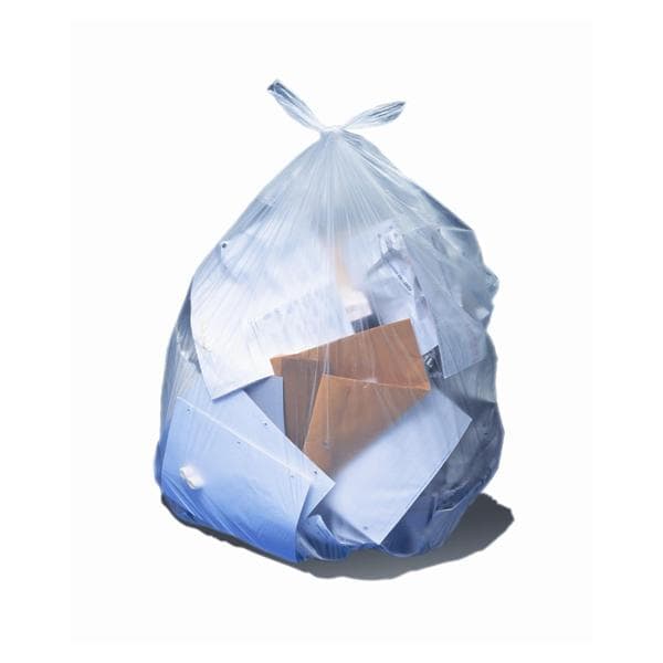 Bag Trash LLDPE 0.65mm Stock Flat Pack 250/Ca