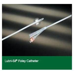 Lubri-Sil Catheter Foley 10Fr 5cc Standard Round Tip Hydrogel Coated 2-Way 12/Ca