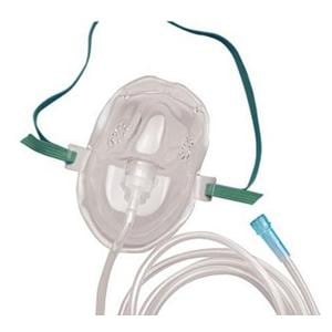 Mask Oxygen AirLIfe Adult Vinyl Resin 50/Ca