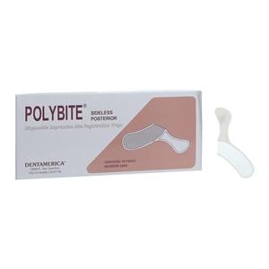 Polybite Bite Trays Quadrant Sideless Posterior 50/Bx