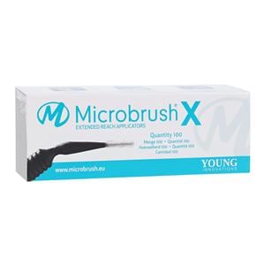 Microbrush X Extended Bendable Micro Applicator 100/Bx, 24 BX/CA