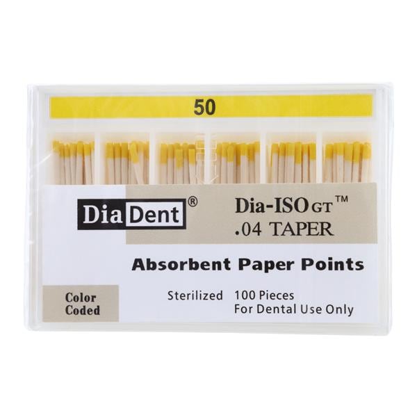 Dia-ISOGT Paper Points Size #50 0.04 100/Bx