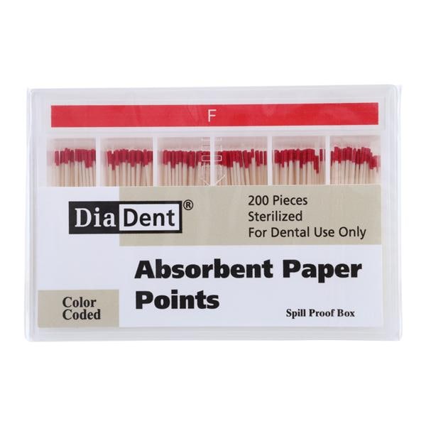 Absorbent Points Fine Red 200/Bx