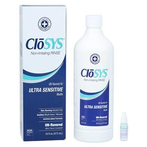 CloSYS Finishing Original Unflavored Oral Rinse 16 oz 16oz/Bt