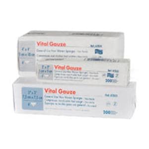 Vital Cotton Multi-Purpose Gauze 3x3" 4 Ply Non-Sterile LF