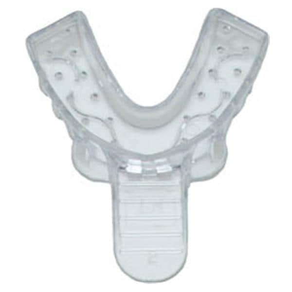 Double Arch Impression Tray Perforated 2 Large Lower 12/Bg