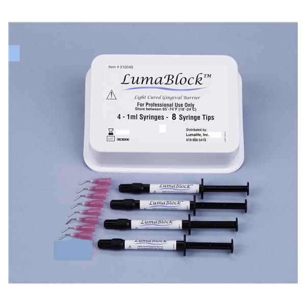 LumaBlock Gingival Protector Light Cure Material 4/Pk