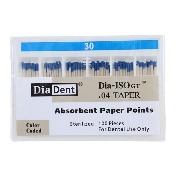 Dia-ISOGT Paper Points Size #30 0.04 100/Bx