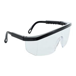 Glasses Safety Universal Single Wraparound Lens Black Ea