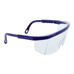 Safety Glasses Universal Single Wraparound Lens Blue Ea