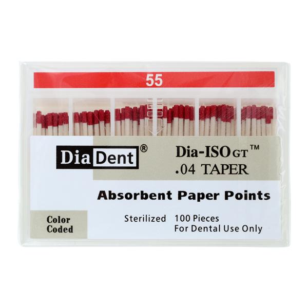 Dia-ISOGT Paper Points Size #55 0.04 100/Bx