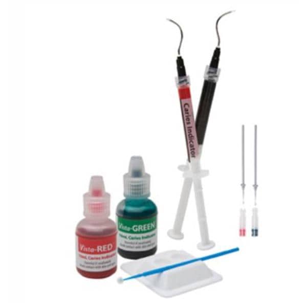 Caries Indicator Red Syringe Refill 4/Pk