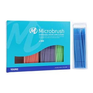Microbrush Plus Bendable Micro Applicator Assorted 400/Pk