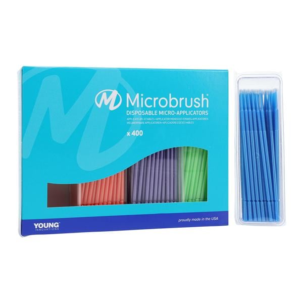 Microbrush Plus Bendable Micro Applicator Assorted 400/Pk