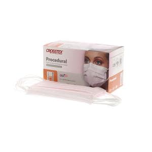 Crosstex Procedure Mask ASTM Level 2 Pink Adult 50/Bx