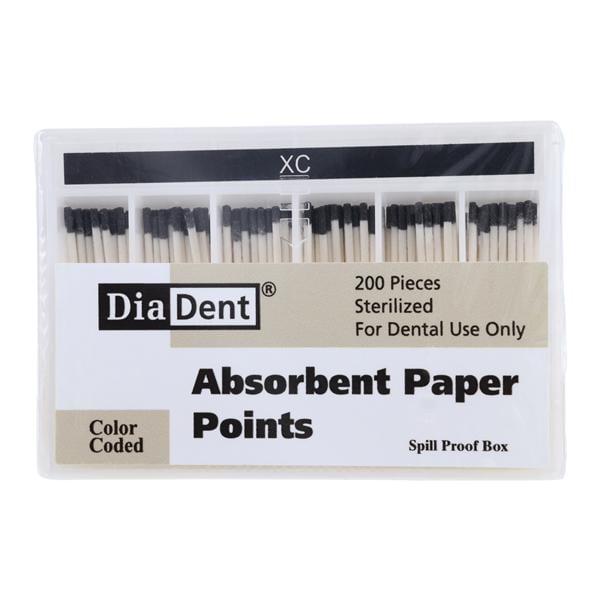 Absorbent Points X-Coarse Black 200/Bx