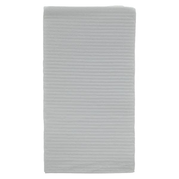 Polygard Patient Towel 3 Ply Tissue / Poly 19 in x 16 in White Disposable 500/Ca