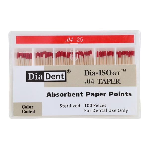 Dia-ISOGT Paper Points Size #25 0.04 100/Bx