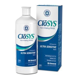 CloSYS Finishing Original Unflavored Oral Rinse 32 oz Blister Pack 32oz/Bt