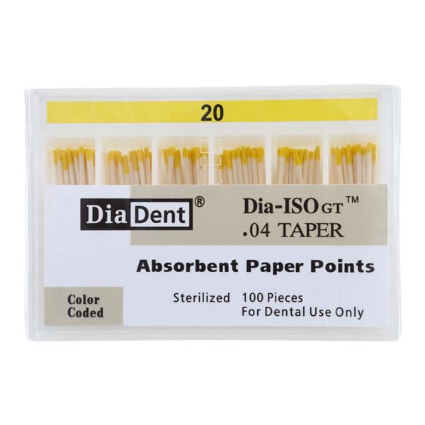 Dia-ISOGT Paper Points Size #20 0.04 100/Bx