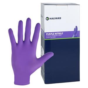 KC5 Purple Nitrile Nitrile Exam Gloves Medium Purple Sterile