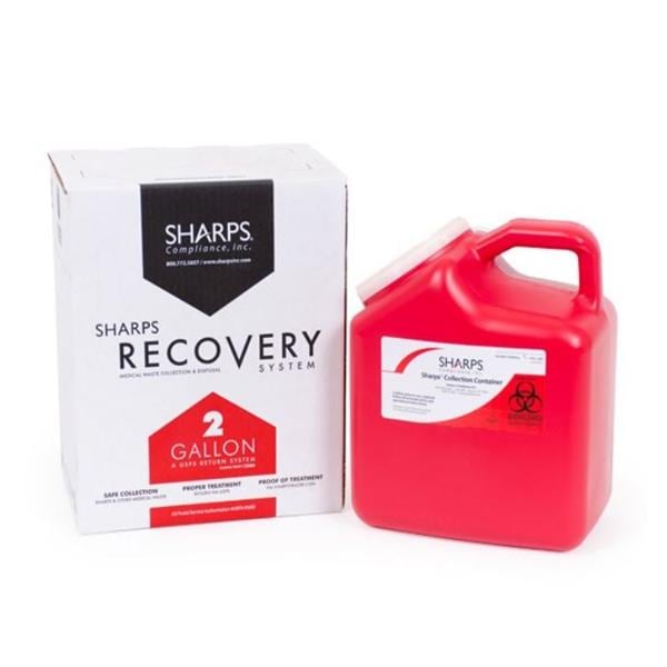 Recovery Mailer System 2gal Red 9x6x11" Plastic Ea