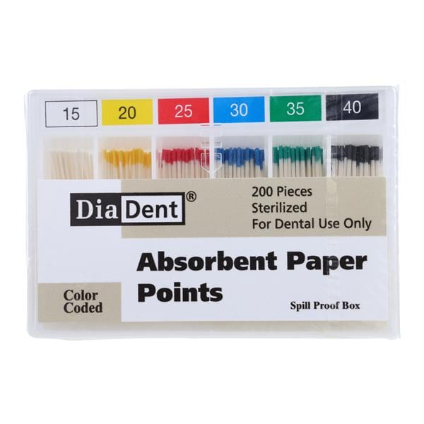 Absorbent Points Size 15-40 200/Bx