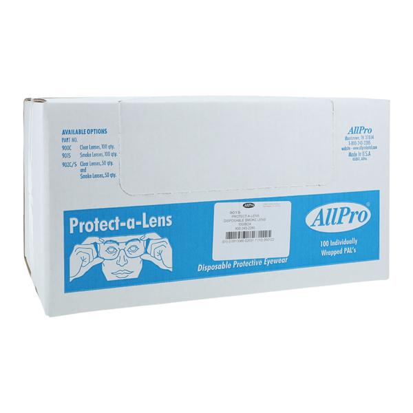 Protect-A-Lens Protective Eyewear Smoke Pkg/100