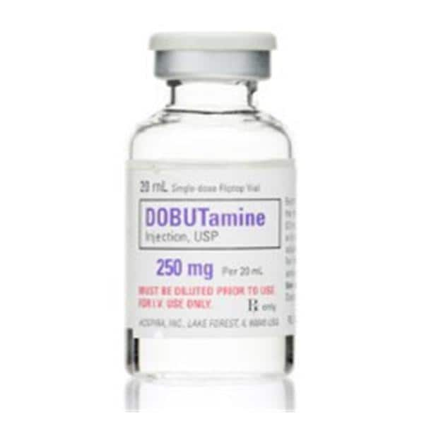 Dobutamine HCl Injection 12.5mg/mL SDV 20mL/Vl, 10 EA/CA