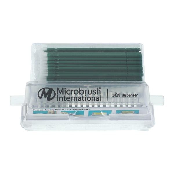 Ultrabrush 2.0 Bendable Applicator Green / Yellow Regular Bristles 100/Pk