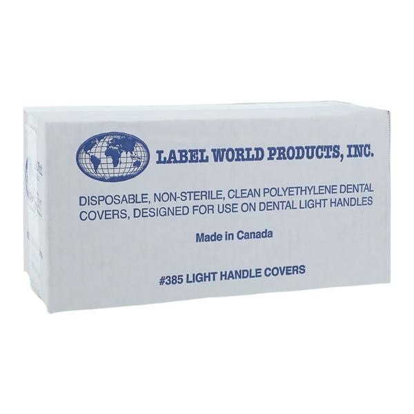 Cover Light Handle Label World 3.25 in x 8 in Clear 1000/bx