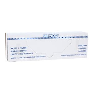 Brixton Syringe Sleeve 10 in x 2.5 in Clear For Air And Water Syringe 500/Bx, 36 BX/CA