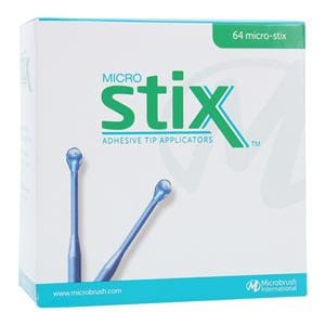 Micro-Stix Original Hold Adhesive Tip Applicators Blue 64/Pk