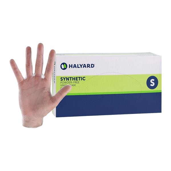 Safeskin Vinyl Exam Gloves Small Clear Non-Sterile