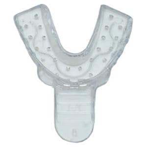 Double Arch Impression Tray Perforated 6 Small Lower 12/Bg