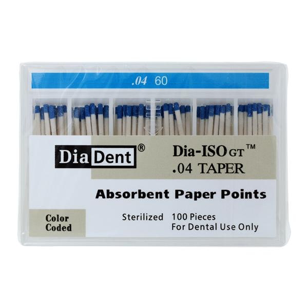 Dia-ISOGT Paper Points Size #60 0.04 100/Bx